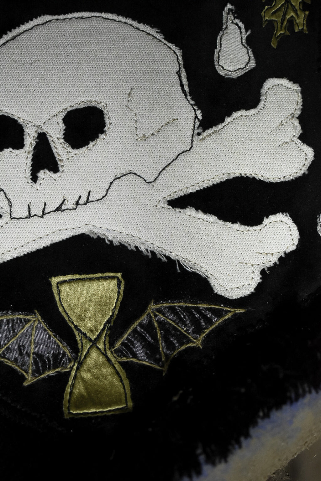 - ÉTENDARD BLASON - Ô Mort ! Tempus fugit ! -