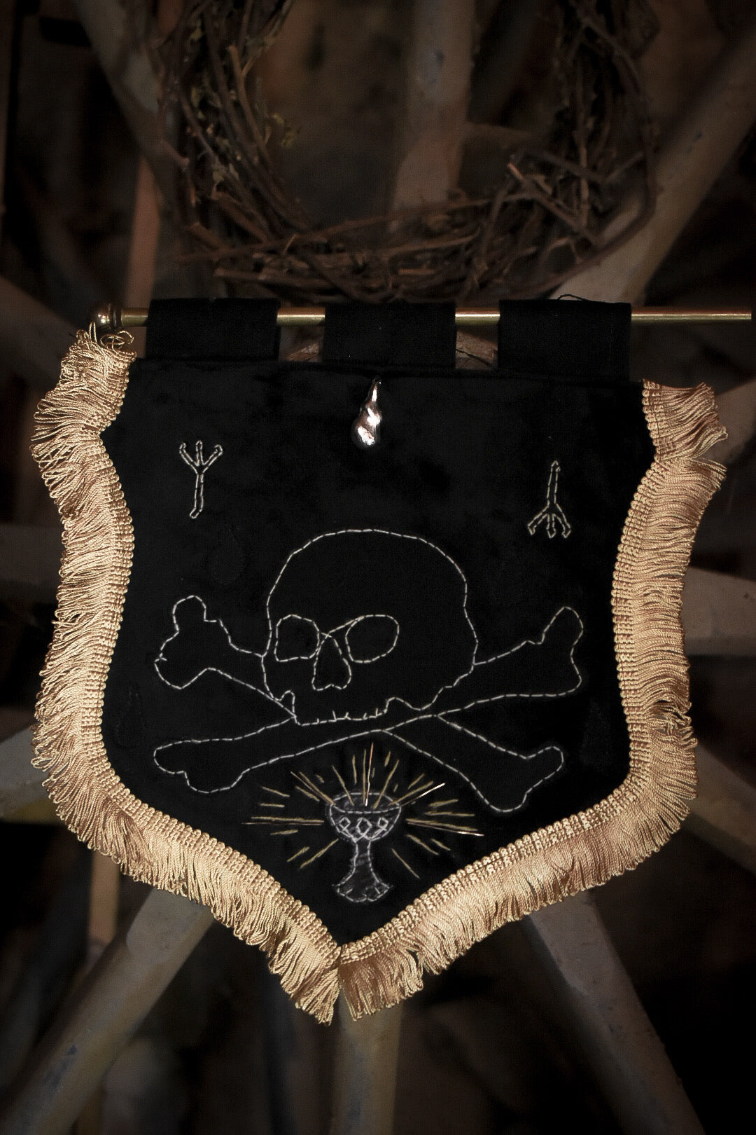 - ÉTENDARD BLASON - Ô Mort ! Saint Graal ! -