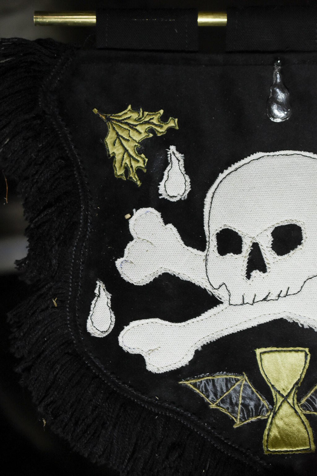 - ÉTENDARD BLASON - Ô Mort ! Tempus fugit ! -